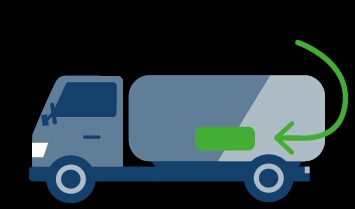 Camion à chargement par le bas